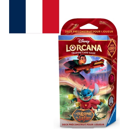 DISNEY - Lorcana - Trading Cards Starters Mulan/Stitch Chapitre 8 - FR 