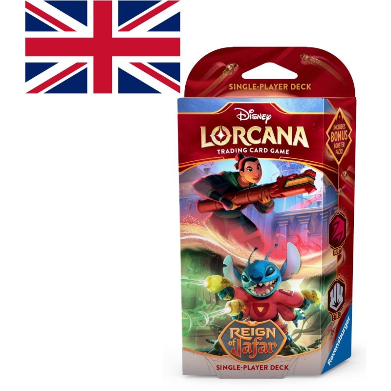 DISNEY - Lorcana - Trading Cards Starters Mulan/Stitch Chapitre 8 - EN 
