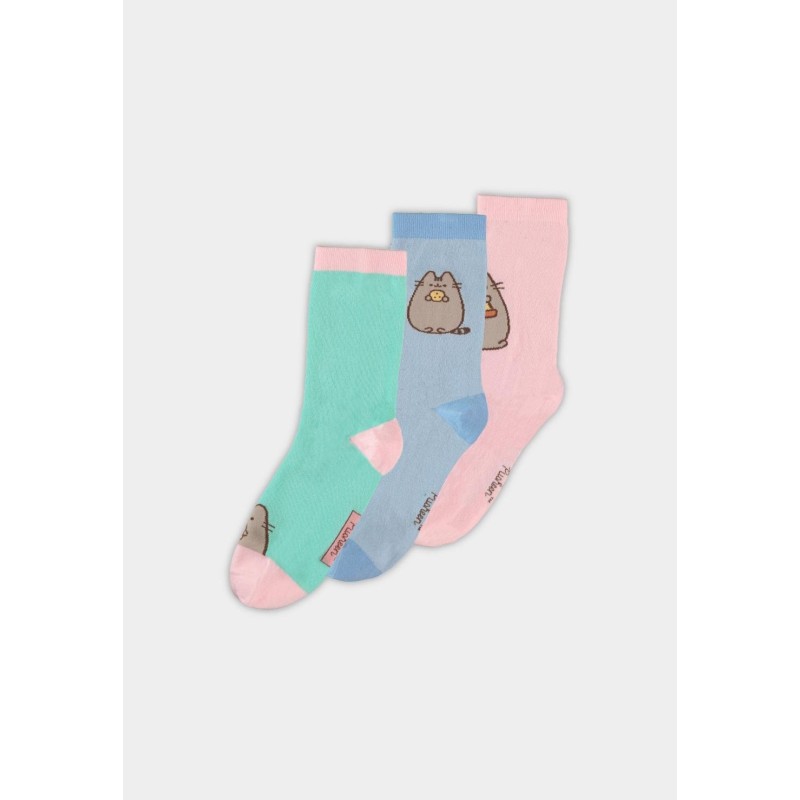 PUSHEEN - Pack de 3 paires de chaussettes (T35-38) 