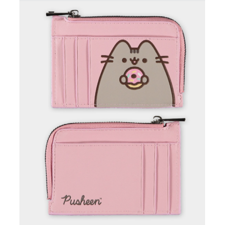 PUSHEEN - Porte-Cartes Rose 