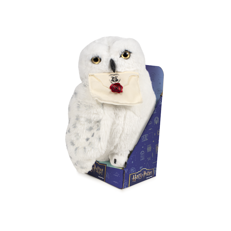 HARRY POTTER - Hedwige avec Lettre - Peluche 25cm 