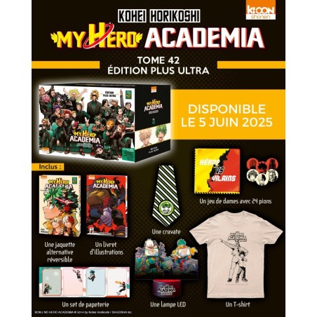 MY HERO ACADEMIA - Tome 42 - PLUS ULTRA COLLECTOR 