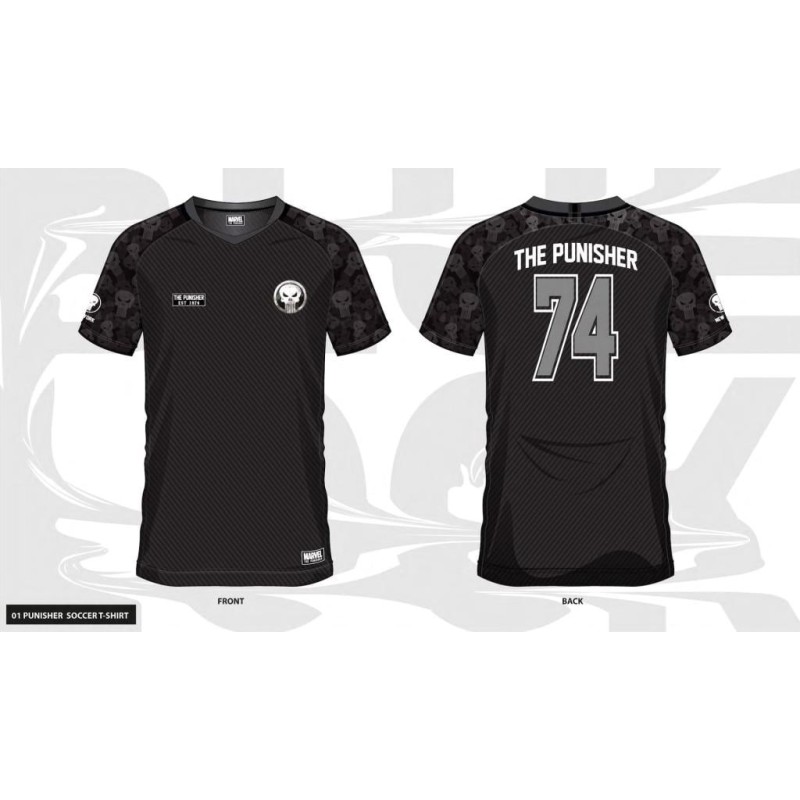 MARVEL - The Punisher 74 - Maillot de Foot Homme (L) 