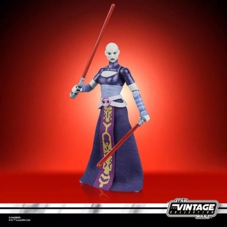 THE CLONE WARS - Asajj Ventress - Figurine Vintage Collection 10cm 