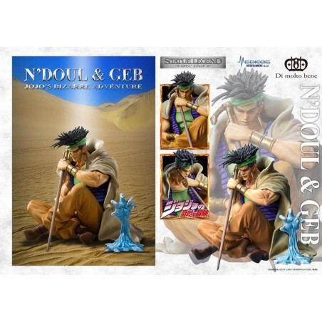 JOJO PART 3 - N'Doul & Geb - Statuette Legend 9cm 