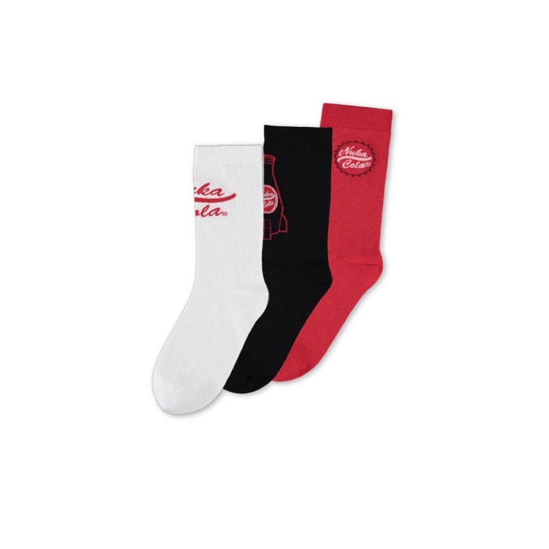 FALLOUT - Nuka Cola - Pack de 3 paires de chaussettes (T39-42) 