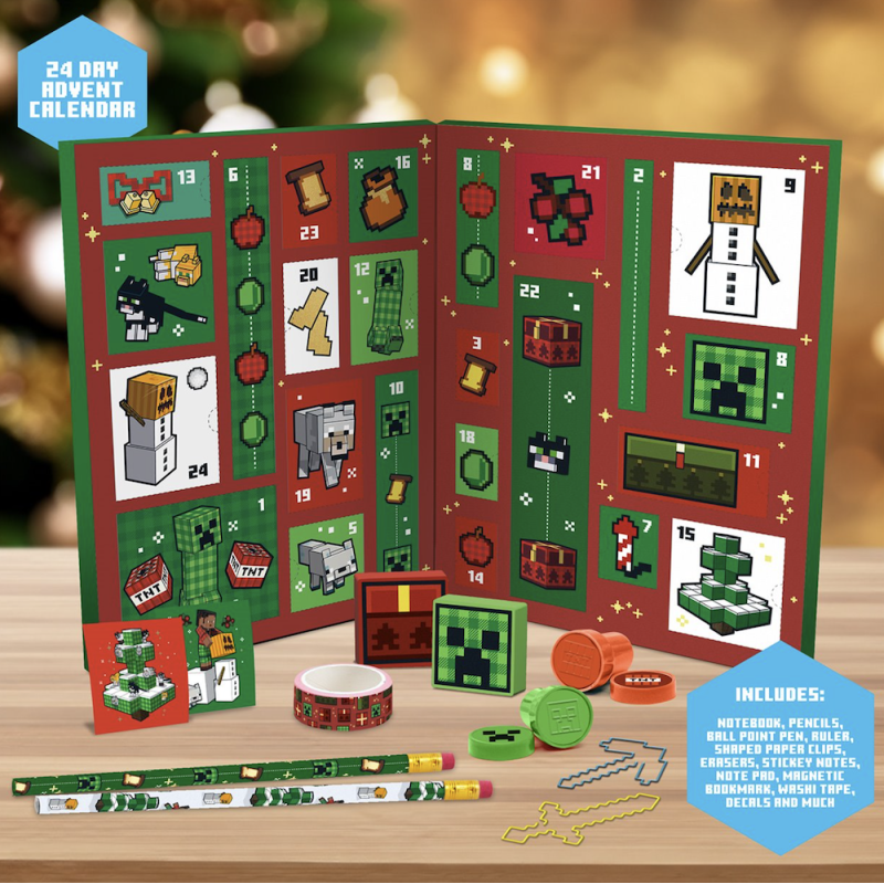 MINECRAFT - Stationery - 24 days Advent Calendar 