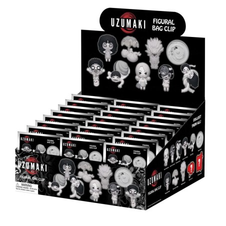 UZUMAKI - Series 1 - 3D Foam Bag Clip (Display 24 Pcs) 