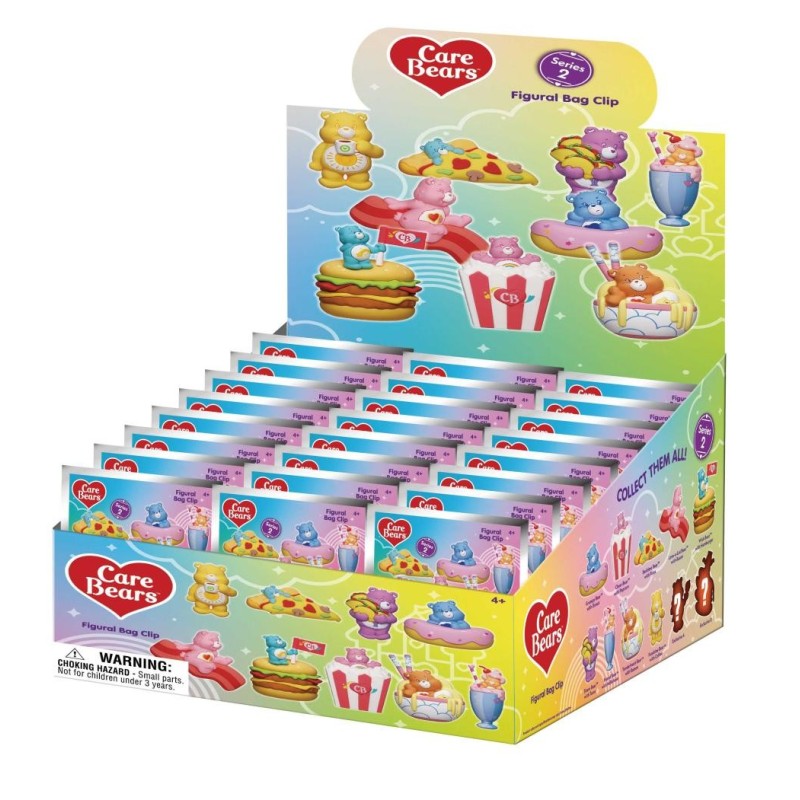 LES BISOUNOURS - Series 2 - 3D Foam Bag Clip (Display 24 Pcs) 