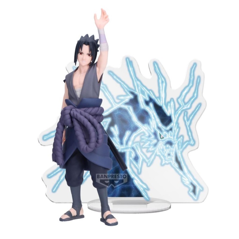 NARUTO SHIPPUDEN - Sasuke Uchiha - Figurine Panel Spectacle 13cm 