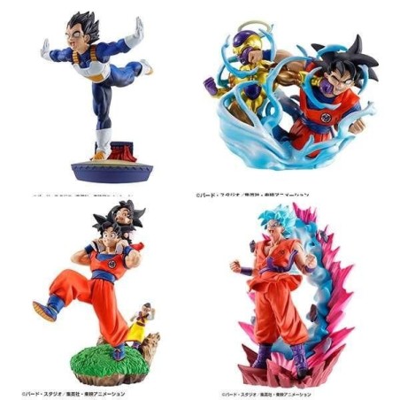 DRAGON BALL - Dracap Re Birth Limit Breaking -Set 4 Statuettes 8.5cm 