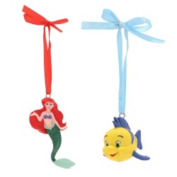 DISNEY - Ariel & Polochon - Set de 2 Décorations 2