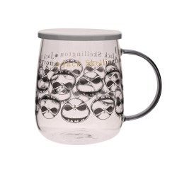 L'ETRANGE NOEL de Mr JACK - Jack - Mug en Verre avec Couvercle 540ml 2