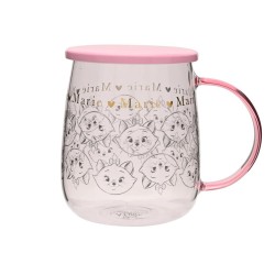 DISNEY - Marie - Mug en Verre avec Couvercle 540ml 2