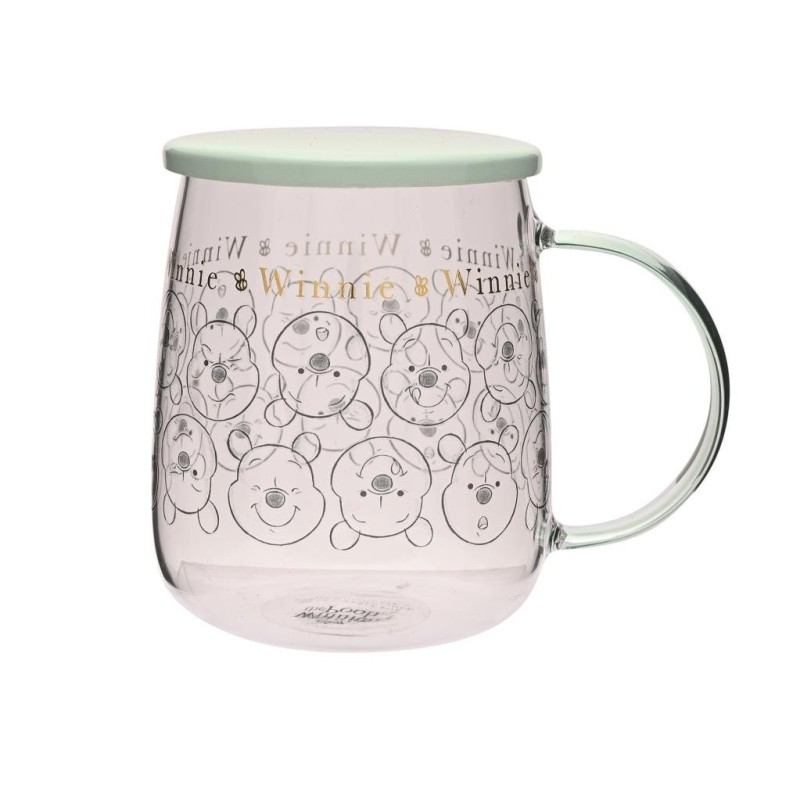 DISNEY - Winnie - Mug en Verre avec Couvercle 540ml 