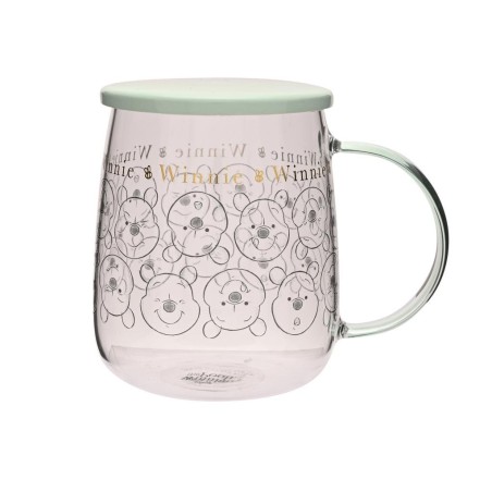 DISNEY - Winnie - Mug en Verre avec Couvercle 540ml 