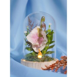 DISNEY PRINCESSES - Vaiana - Cloche Florale avec Lumière Néon 2