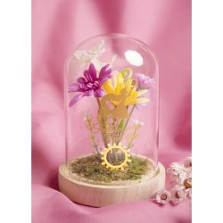 DISNEY PRINCESSES - Raiponce - Cloche Florale avec Lumière Néon 2