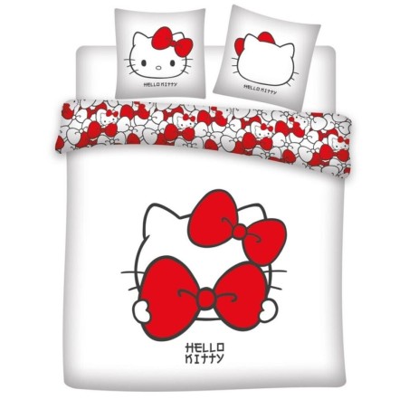 SANRIO - Duvet Cover 240x220cm + 2x65x65cm - Hello Kitty 