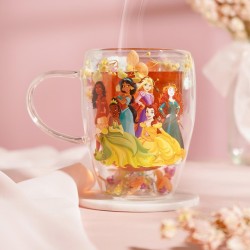 DISNEY PRINCESSES - Princesses - Verre avec Fleurs Sechées 300ml 2