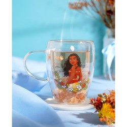 DISNEY PRINCESSES - Vaiana - Verre avec Fleurs Sechées 300ml 2