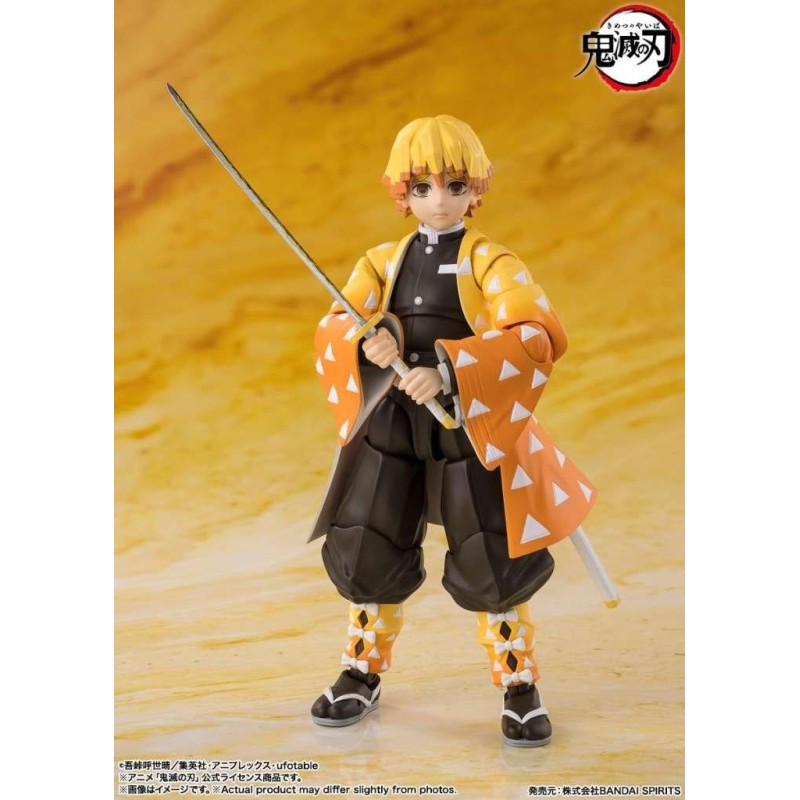 DEMON SLAYER - Zenitsu Agatsuma - Figurine S.H. Figuarts 14cm 