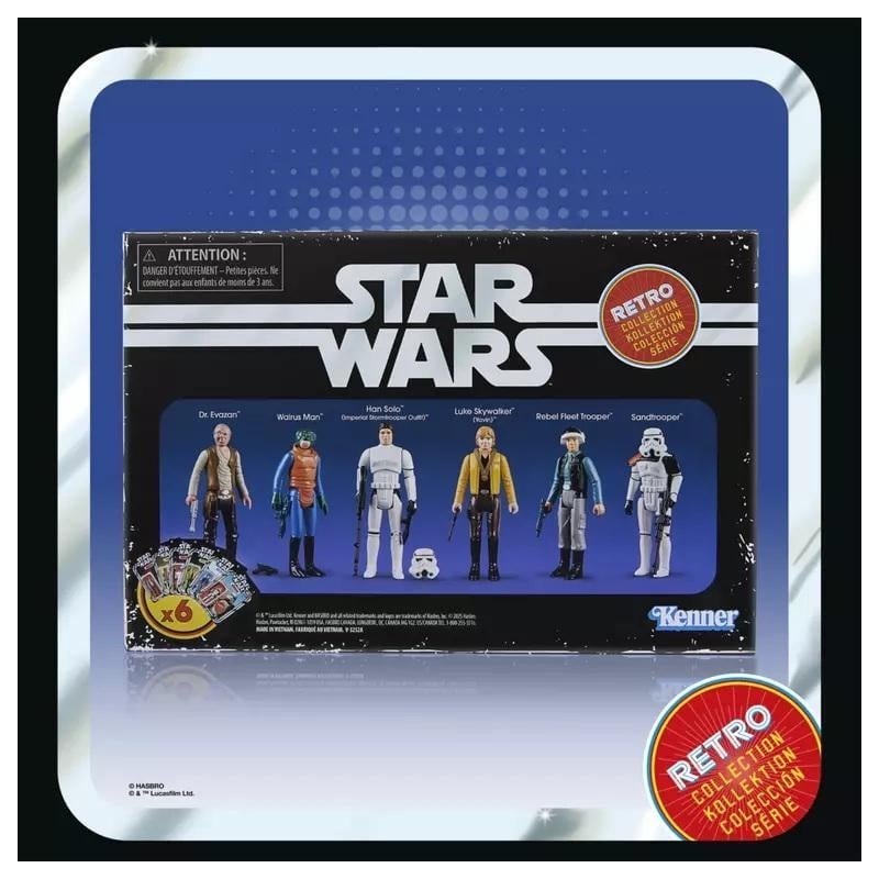 STAR WARS - Un Nouvel Espoir - Multipack 6 Figurine Retro Collec. 10cm 