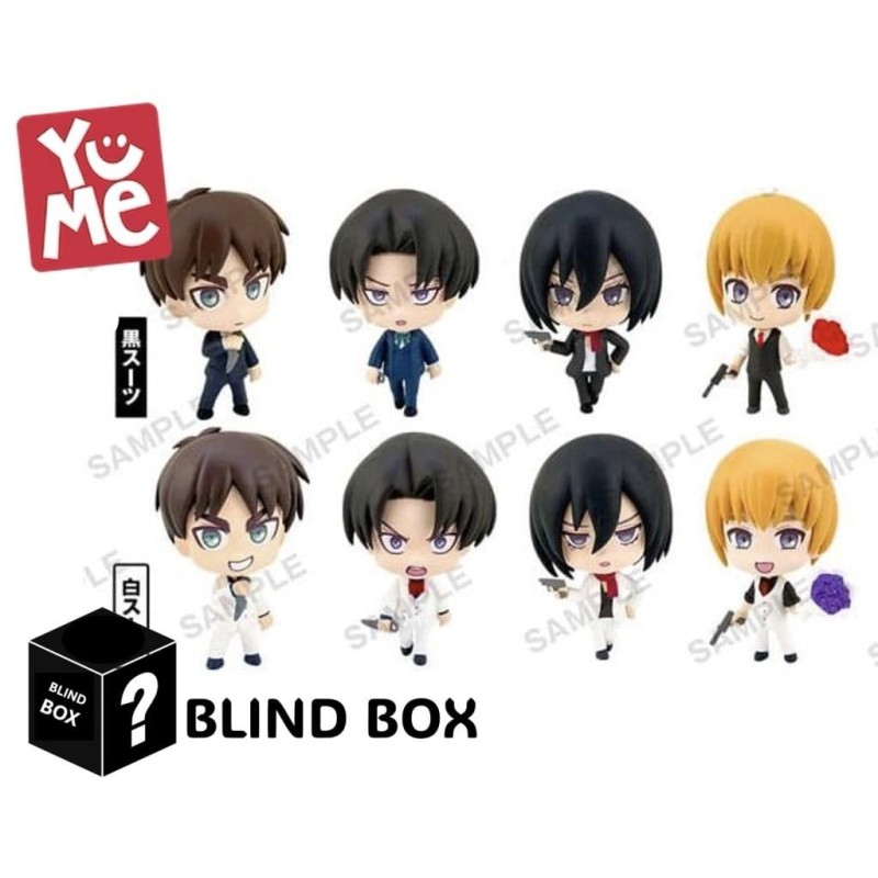 ATTACK ON TITAN - Shirokuro Vol 1 - Assort. 12 Figurines Blind Box 