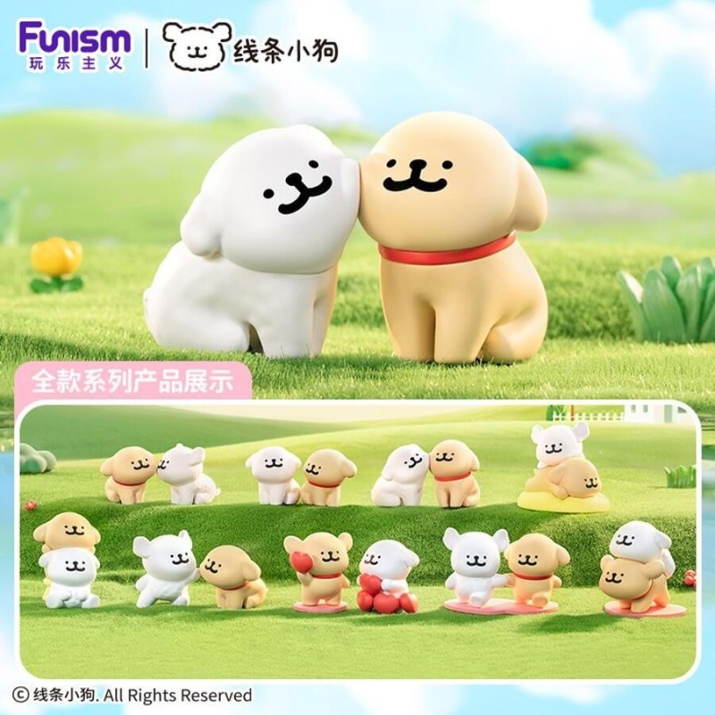 MALTESE - Happy Snuggling Series - Blind Box 8 X 2 Figure set 5-9cm 