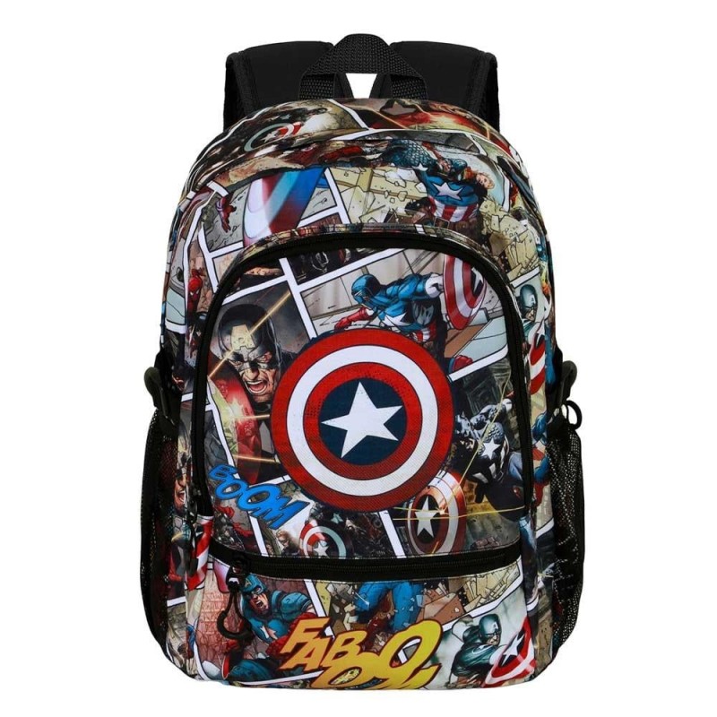 CAPTAIN AMERICA - Comics - Sac à Dos Fight FAN '44x31x18cm' 