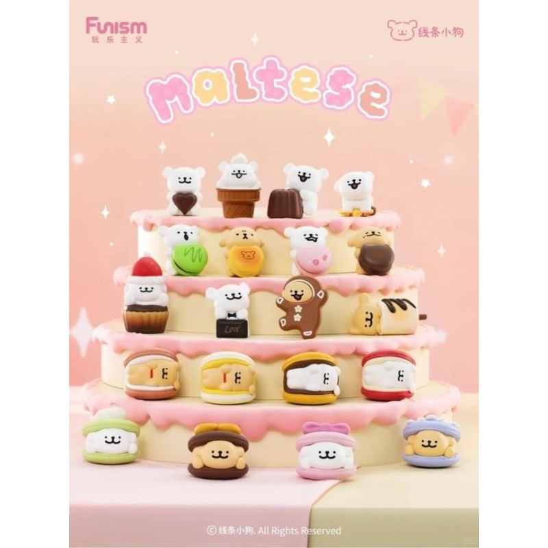 MALTESE - Sweet Box Set - Blind Box Set 6 Box de 3 Mini-Figurine 