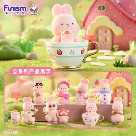 MOMO BUNNY - Strawberry Town - Blind Box Set 8 Figurine 10cm 