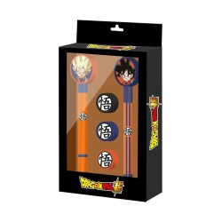 DRAGON BALL SUPER - Set de 2 Crayons + 3 Gommes 2