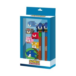 SONIC & Friends - Set de 2 Crayons + 5 Gommes 2