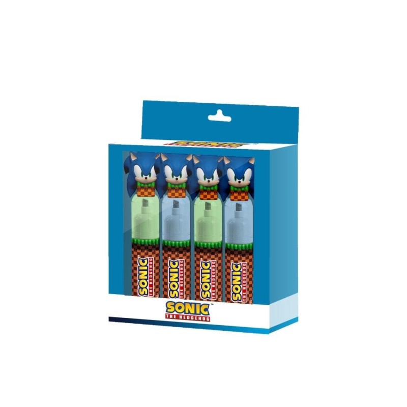 SONIC - Pack de 4 Surligneurs 