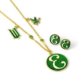 WICKED - Elphaba - Set Cadeau Collier + Clous d'Oreilles 2