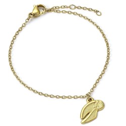 HARRY POTTER - Vif d'Or - Bracelet en Acier Inoxydable Doré 2
