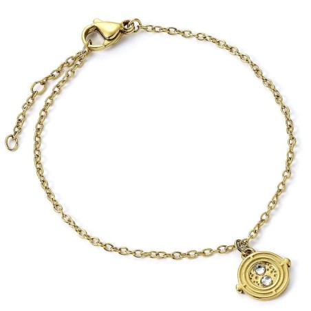 HARRY POTTER - Retourneur de Temps - Bracelet en Acier Inoxydable Doré 