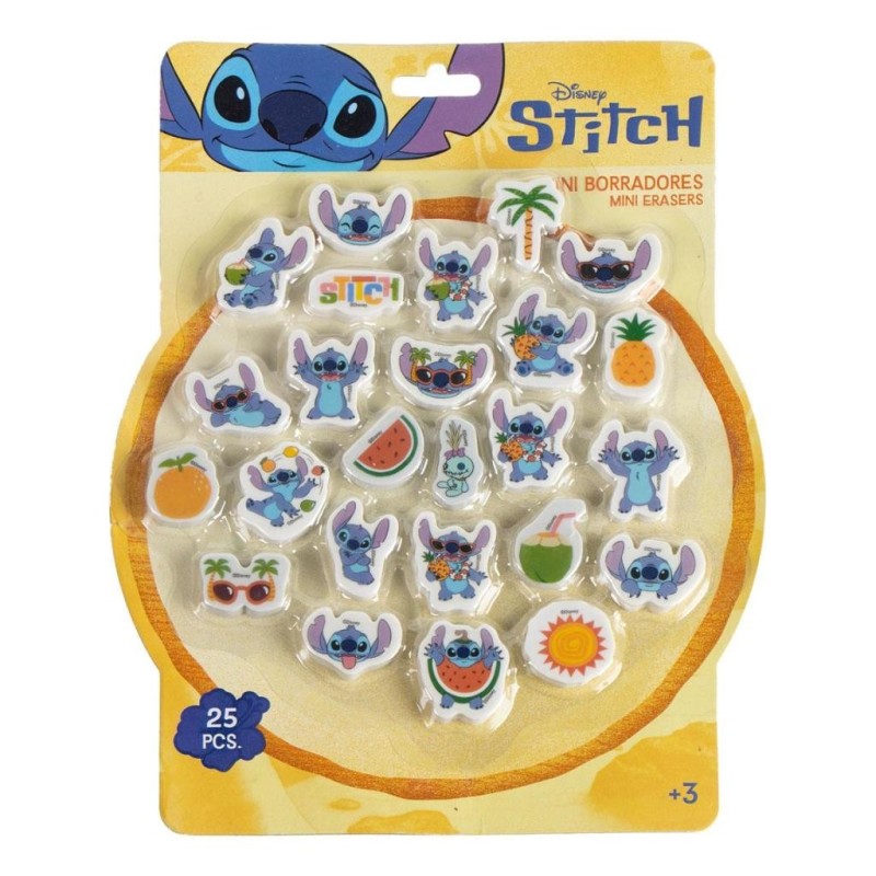 STITCH - Summer - Pack de 25 Gommes 