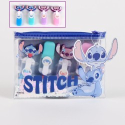 STITCH & ANGEL - Pack de 4 mini Surligneurs "head" 2