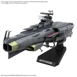 YAMATO - 1/1000 EFCF Hyuga Class Battlecarrier DCV-01 Hyuga -Model Kit 2