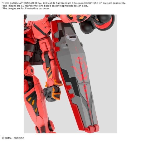 GUNDAM - Decal 140 Gundam GQuuuuuuX 2 - Model Kit 