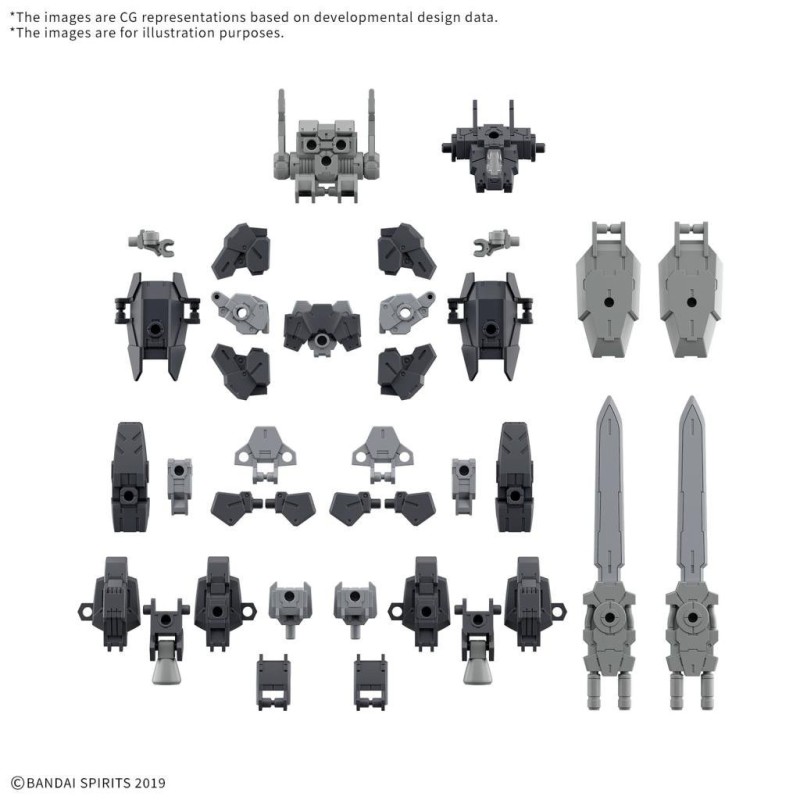30MM - 1/144 Option Parts Set 20 (Full armor unit 1) - Model Kit 
