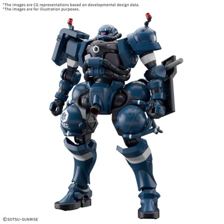 GUNDAM - HG 1/144 Police Zaku - Model Kit GQuuuuuuX Series 