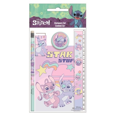 STITCH & ANGEL - Set de Papeterie - 5pc. 
