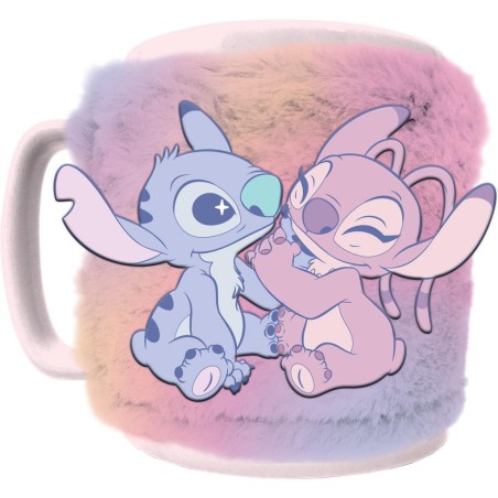 STITCH & ANGEL - Fuzzy Mug 440ml 