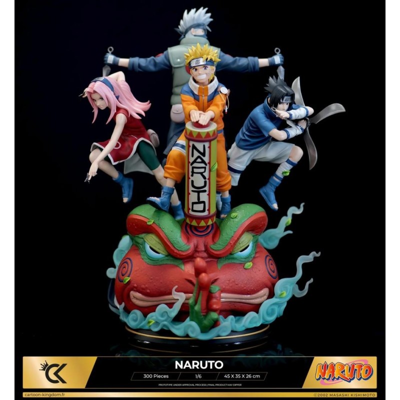 NARUTO - Naruto Team - Statue Resin 1/6 45cm 