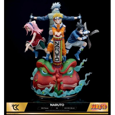 NARUTO - Naruto Team - Statue Resin 1/6 45cm 