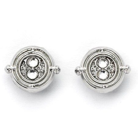 HARRY POTTER - Time Turner - Silver Stud Earrings 