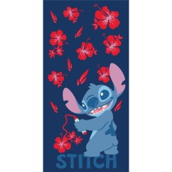 DISNEY - Stitch "Fleurs rouges" - Serviette de Plage 90x170cm 2